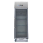 Maxima Gastro Kühlschrank - 600 l - 3 Einstellbare Regale (2/1 GN) - Rostfreier Stahl - mit Glastür – Bild 5