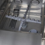 Maxima Gastro Geschirrspüler-Unterbau - 40 x 40 cm - mit Abfluss-, Spülenhilfe- und Seifenpumpen - Digital Anzeige - 230 V – Bild 10