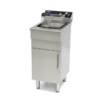 Maxima Gastro Fritteuse - 16 l - 1 Korb - mit Ablasshahn und Ständer - 400V – Bild 5