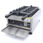 Maxima Gastro Waffelmacher - 5 Taiyaki / Fischformen - Rotierbar - Digital – Bild 8