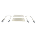 Maxima Gastro Servierwagen Edelstahl - 2 Regale – Bild 5