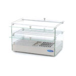 Maxima Gastro Wärmevitrine - 50 l - 55 cm - 2 Regale – Bild 2