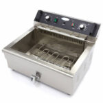 Maxima Gastro Fritteuse - 20 l - 1 Korb - mit Ablasshahn – Bild 7