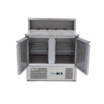 Maxima Gastro Pizzakühltisch - 90 cm - 2 Türen - Passt 5 x 1/6 GN - inkl. Edelstahlabdeckung – Bild 5