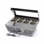 Maxima Gastro Saladette - 67 l - inkl. 8 x 1/6 GN - Tischplatte – Bild 2