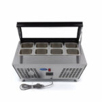 Maxima Gastro Saladette - 67 l - inkl. 8 x 1/6 GN - Tischplatte – Bild 6
