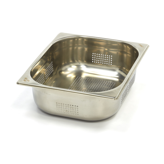 sp-productfoto-079.jpg Maxima Gastro Gastronormbehälter - 1/2 GN - 10 cm Tief - Edelstahl - Perforiert – Bild 1
