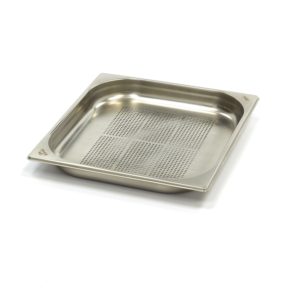 sp-productfoto-089.jpg Maxima Gastro Gastronormbehälter - 2/3 GN - 4 cm Tief - Edelstahl - Perforiert – Bild 1