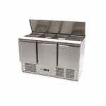 Maxima Gastro Saladette - 400 l - 137 cm - 3 Türen - inkl. Schneidebrett – Bild 2