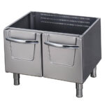 Maxima Gastro Heavy Duty Arbeitsschrank - Doppeleinheit - 70 cm Tief - inkl. Türen